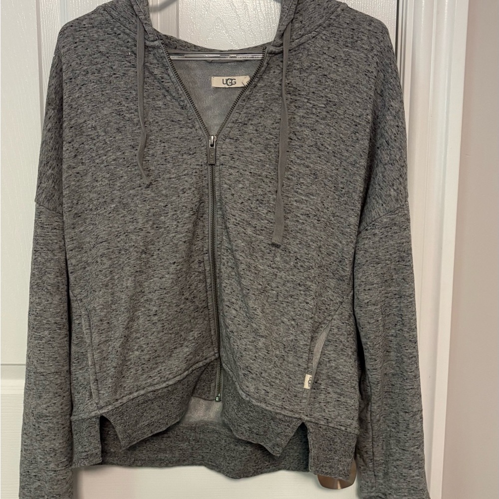 UGG Women's Charcoal Zip-Up Hoodie